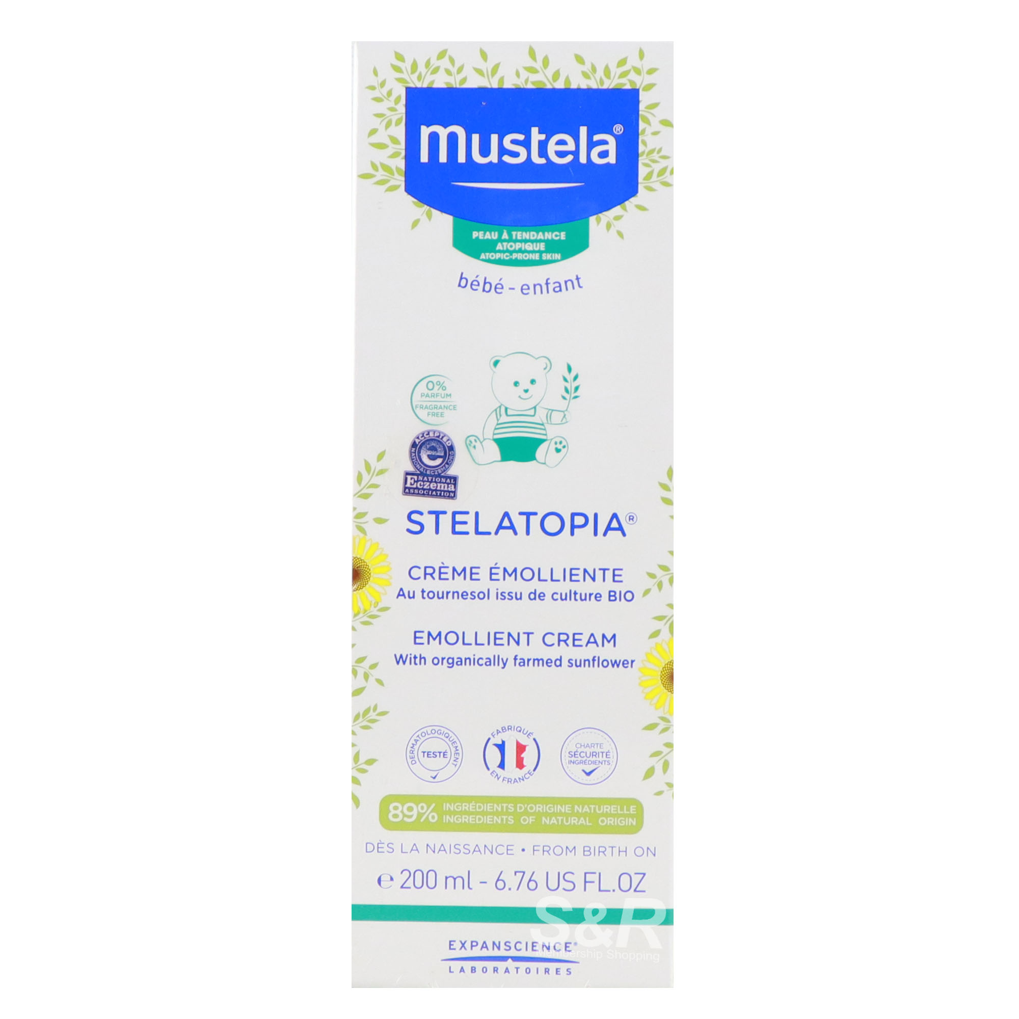 Mustela Emollient Cream 200mL